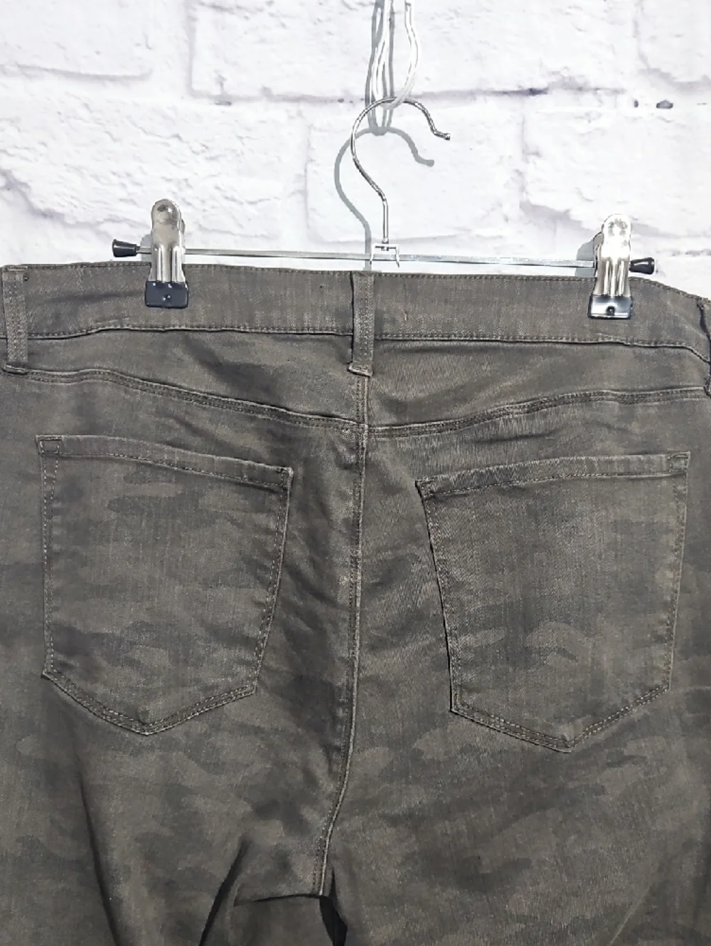 pistola Olive Green Camo Skinny Cargo Jeans - Picture 8 of 8